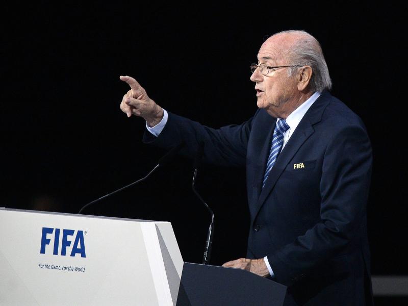 Joseph S. Blatter appelliert an die Delegierten ihn wiederzuwählen