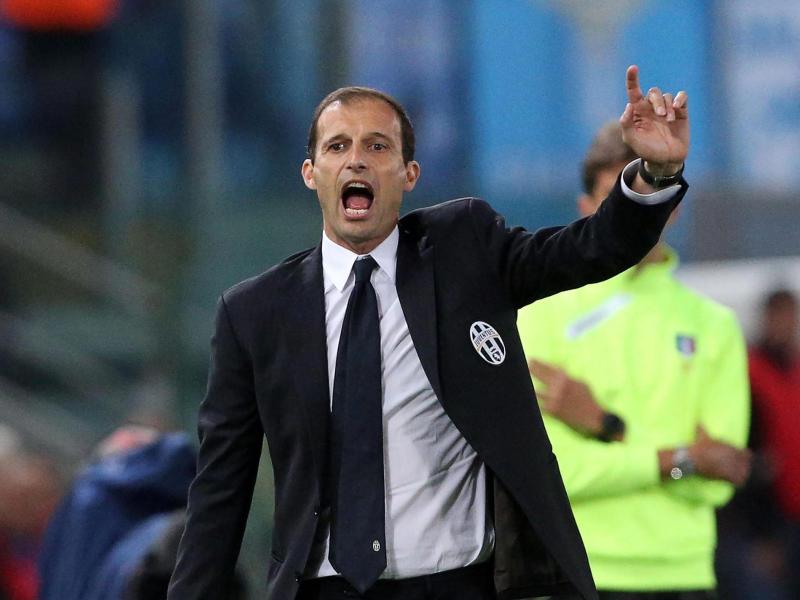 Massimiliano Allegri hält den Titel für realistisch Massimiliano Allegri hält den Titel für realistisch
