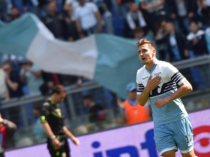 Miroslav Klose soll für Lazio noch viele Tore schießen
