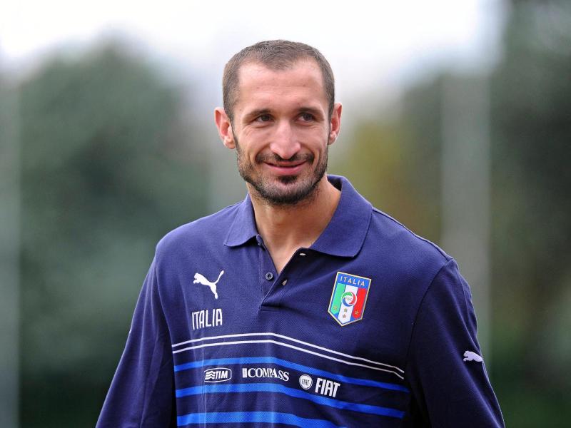 Giorgio Chiellini musste das Training abbrechen Giorgio Chiellini musste das Training abbrechen