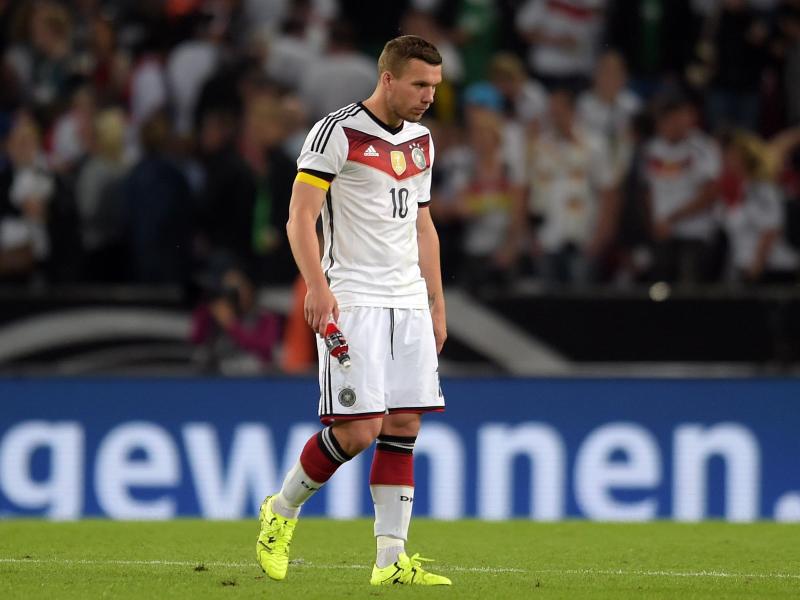 Beim Test gegen die USA vermochte Lukas Podolski spielerisch nicht zu überzeugen