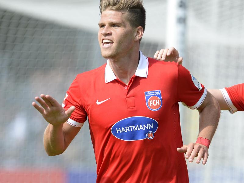 Florian Niederlechner machte mit einer guten Saison in Heidenheim auf sich aufmerksam Florian Niederlechner machte mit einer guten Saison in Heidenheim auf sich aufmerksam