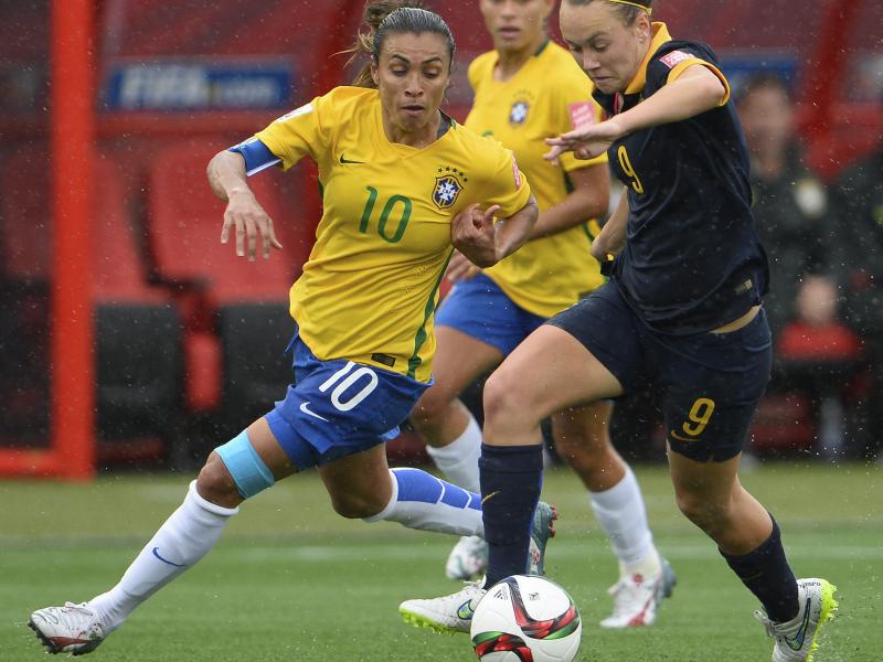 Marta ist mit der brasilianischen Nationalmannschaft im Achtelfinale ausgeschieden
