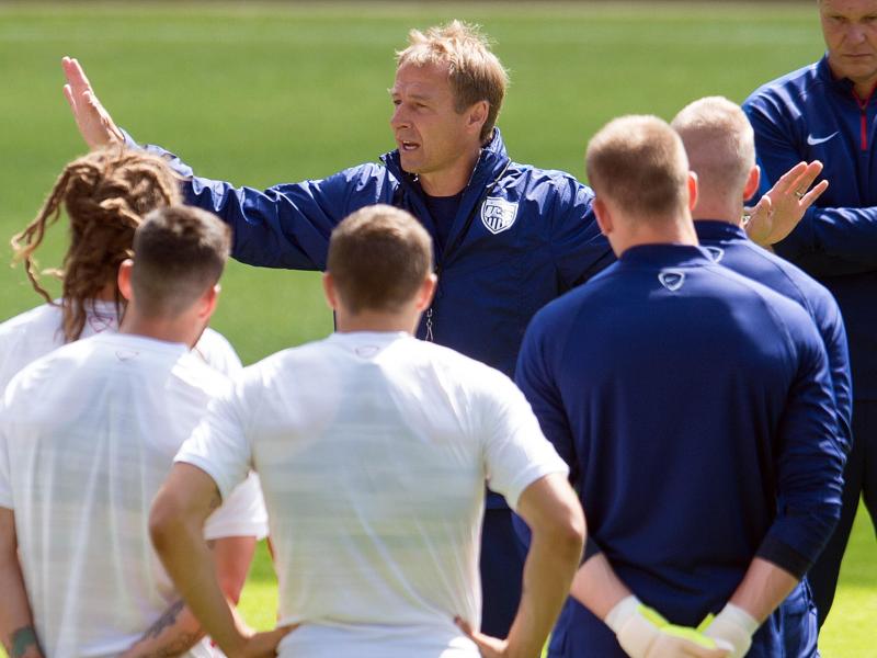 Jürgen Klinsmann ist der Trainer der US-Fußball-Nationalmannschaft. Foto: Federico Gambarini