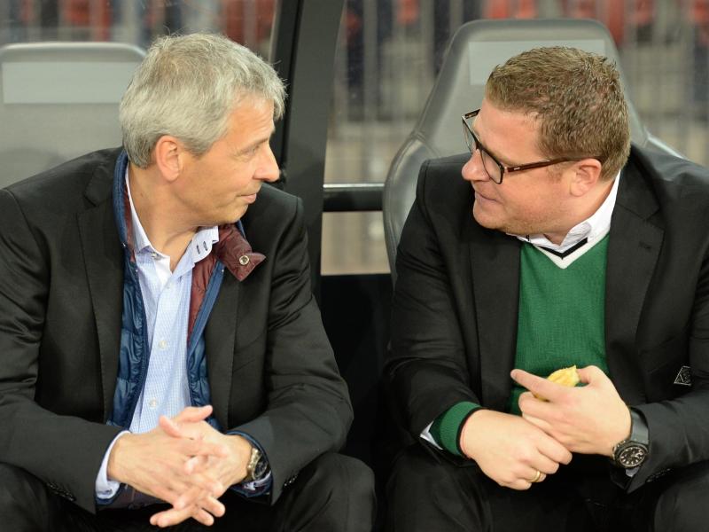 Lucien Favre und Manager Max Eberl bereiten die Champions-Leaue-Saison vor