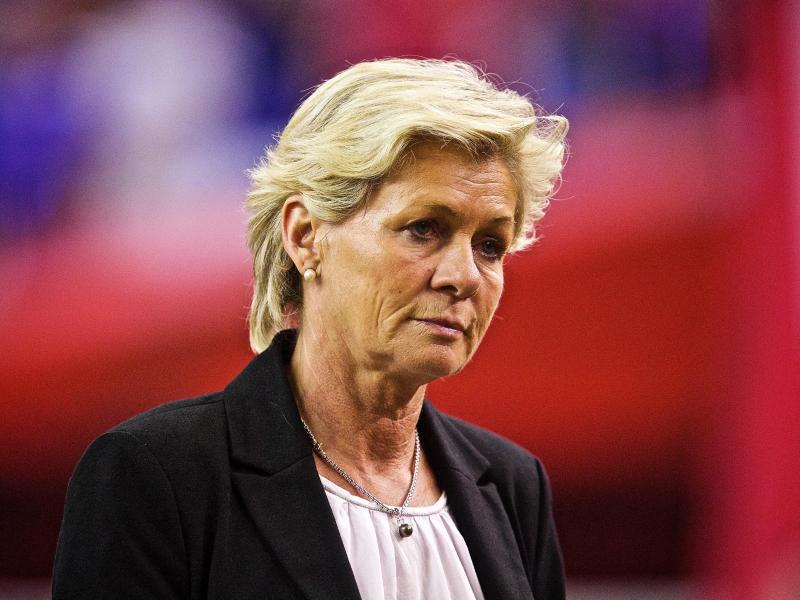 Bundestrainerin Silvia Neid fand als eine der ersten im DFB-Team ihre Fassung wieder