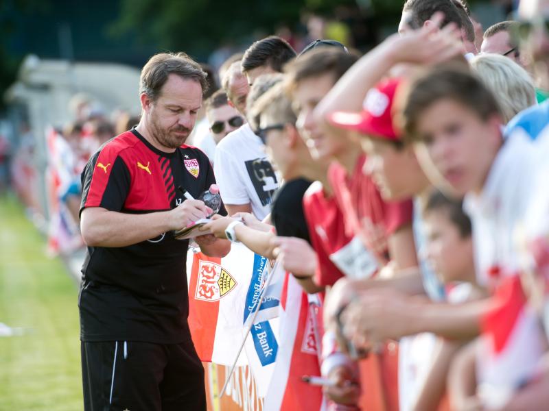VfB-Coach Alexander Zorniger bereitet sein Team in Österreich vor