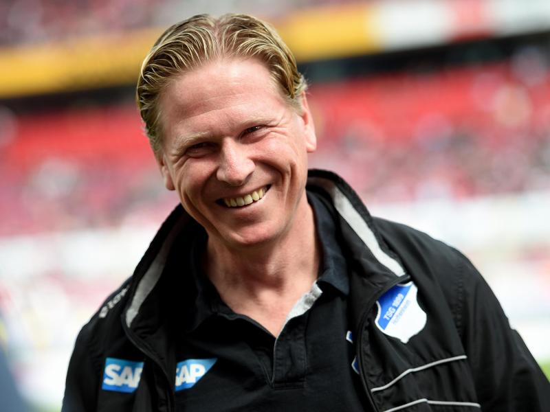 Hoffenheims Trainer Markus Gisdol freut sich auf die neue Saison