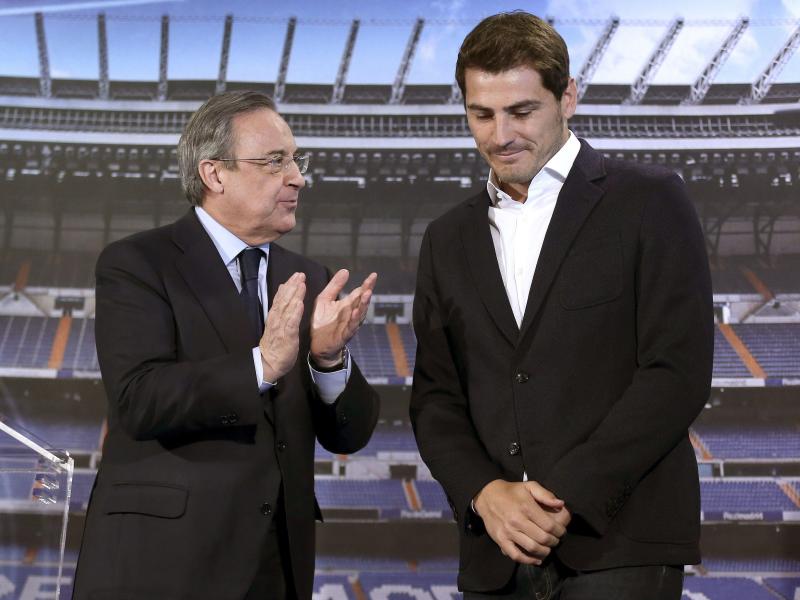 Florentino Pérez will Iker Casillas in Ehren halten Florentino Pérez will Iker Casillas in Ehren halten