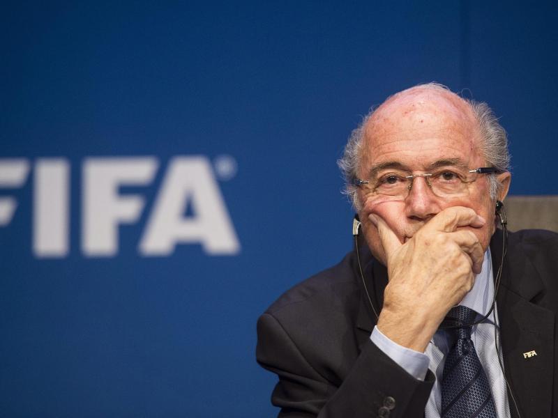 FIFA-Präsident Joseph Blatter hatte seinen Rücktritt angekündigt