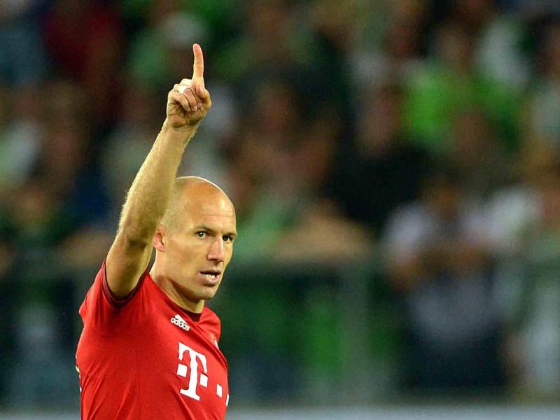 Arjen Robben reiste mit dem FC Bayern nach Karlsruhe