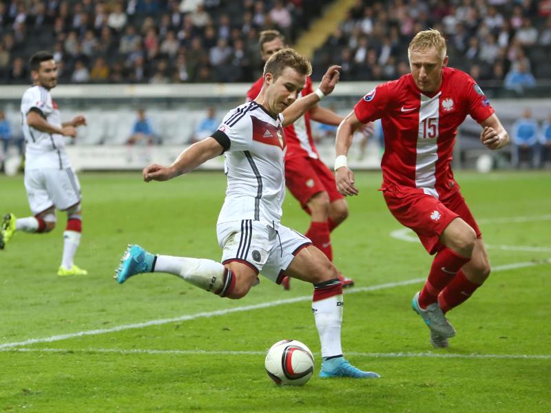 Traf gegen Polen zweimal: Mario Götze