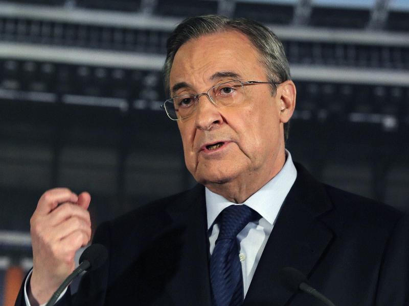 Florentino Pérez ärgert sich noch immer über den geplatzten Transfer Florentino Pérez ärgert sich noch immer über den geplatzten Transfer