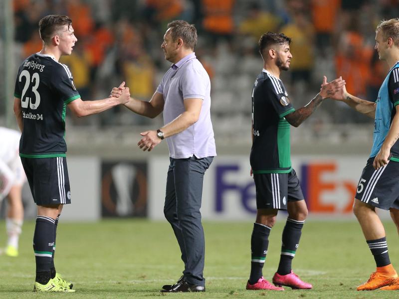 Das Team von André Breitenreiter gewann bei APOEL Nikosia mit 3:0 Das Team von André Breitenreiter gewann bei APOEL Nikosia mit 3:0