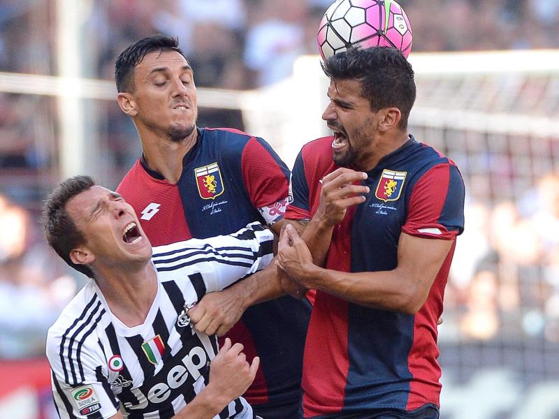 Mario Mandzukic verletzte sich im Spiel gegen Genua