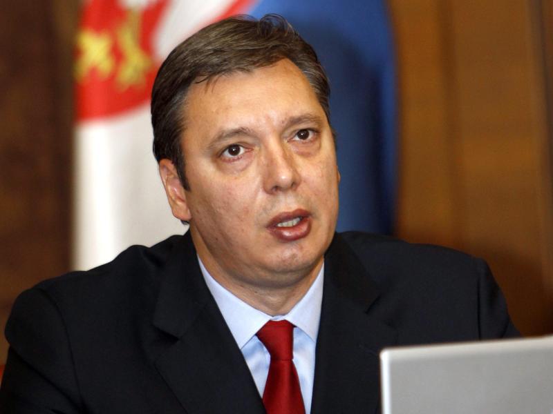Aleksandar Vučić ist der Ministerpräsident Serbiens