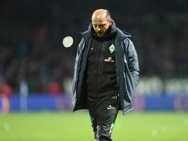 Bremens Trainer Viktor Skripnik war nach der Niederlage gegen den HSV bedient