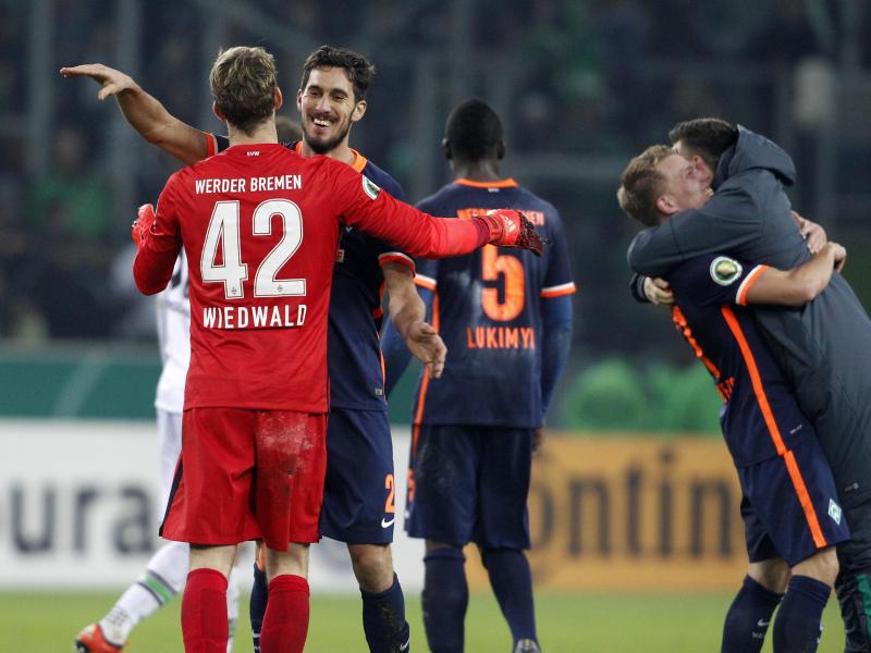 Werder Bremen steht im Pokal-Viertelfinale