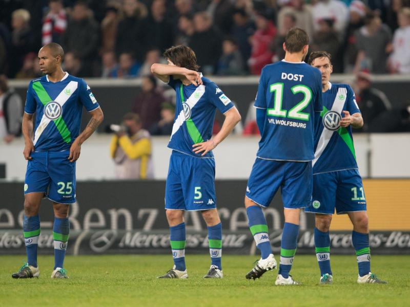 Der VfL Wolfsburg kassierte in Stuttgart eine klare 1:3-Pleite