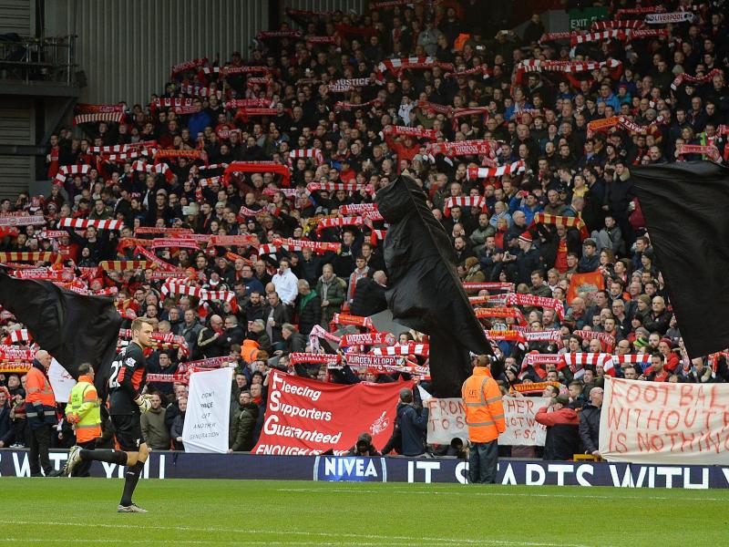 Erst in der vergangenen Woche hatten die Anhänger des FC Liverpool mit ihrem Protest Erfolg