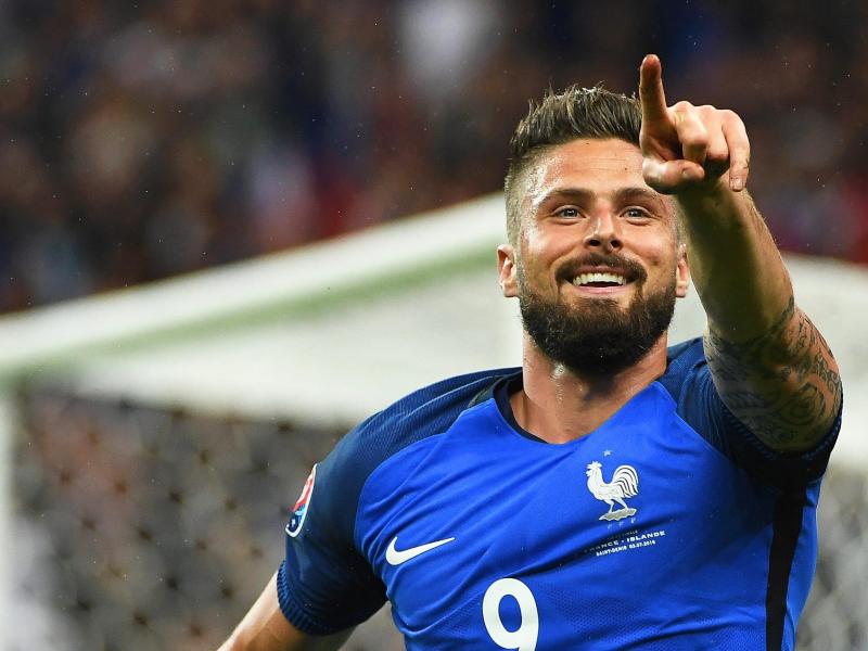 Olivier Giroud spricht mit Respekt von Halbfinalgegner Deutschland Olivier Giroud spricht mit Respekt von Halbfinalgegner Deutschland
