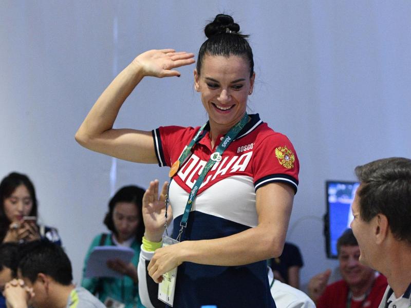Yelena Isinbayeva liebäugelt mit einer Teilnahme an den Olympischen Spielen 2020 in Tokio Yelena Isinbayeva liebäugelt mit einer Teilnahme an den Olympischen Spielen 2020 in Tokio