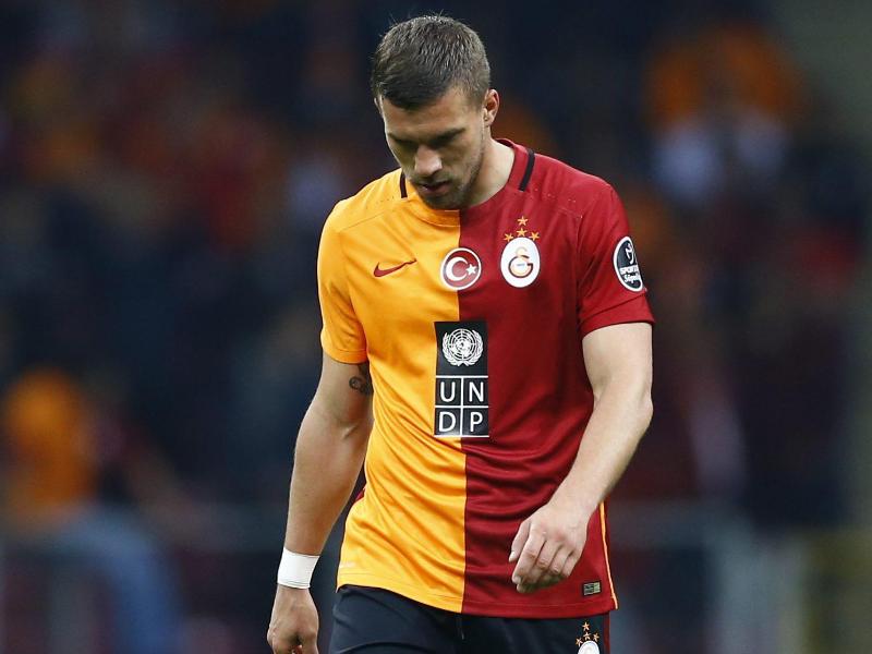 Lukas Podolski musste mit Galatasaray eine bittere Heimniederlage hinnehmen