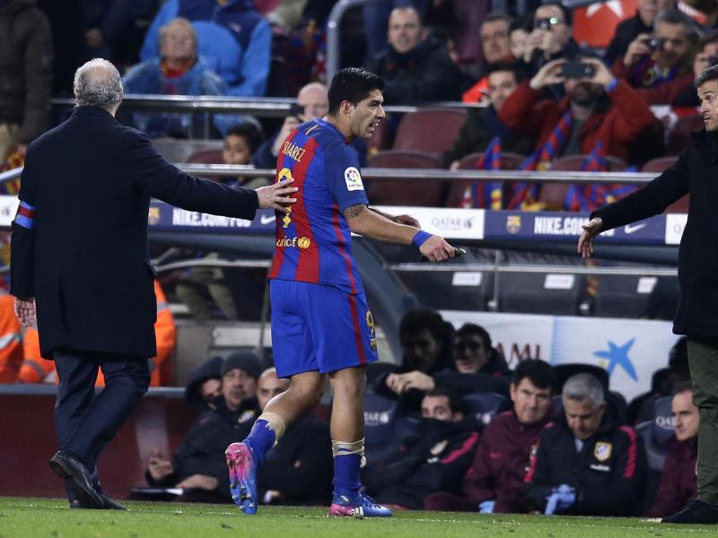 Luis Suárez ist für zwei Pokalpartien gesperrt worden