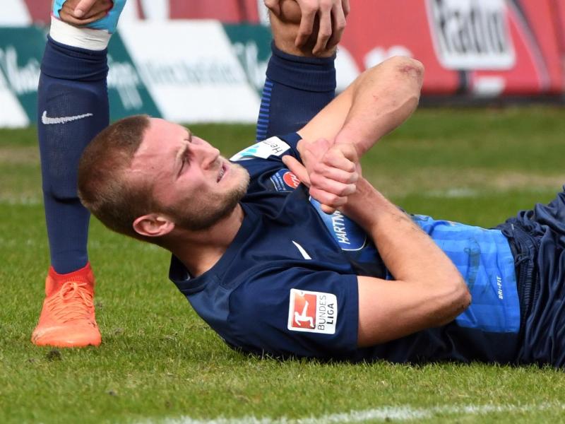 Timo Beermann hatte sich beim 2:2 gegen den SV Sandhausen die Schulter ausgekugelt