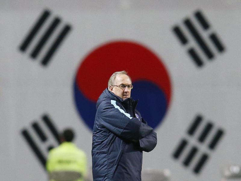 Nationaltrainer Uli Stielike verlor mit Südkorea in China