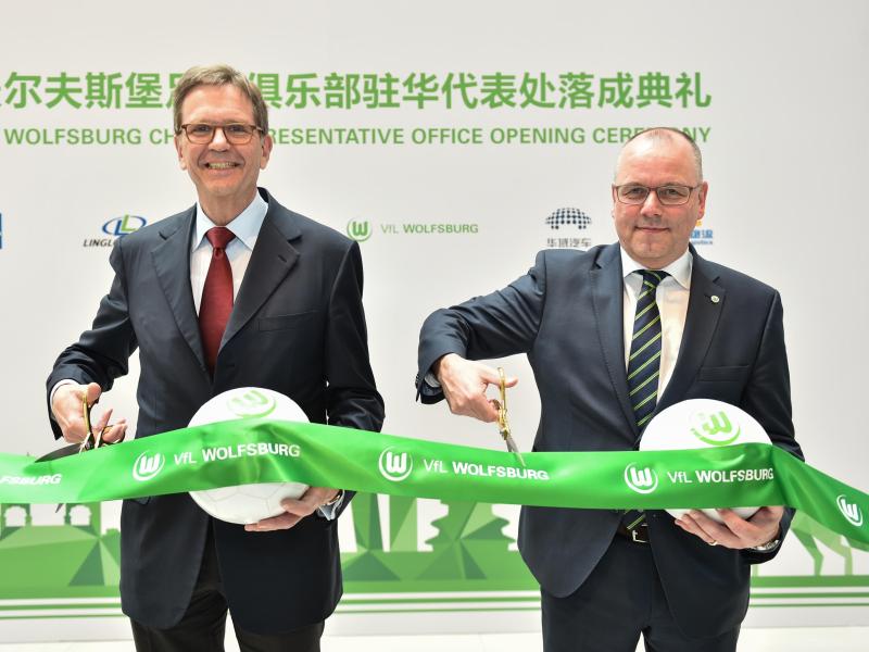 Der VfL Wolfsburg eröffnet in Peking eine offizielle Repräsentanz