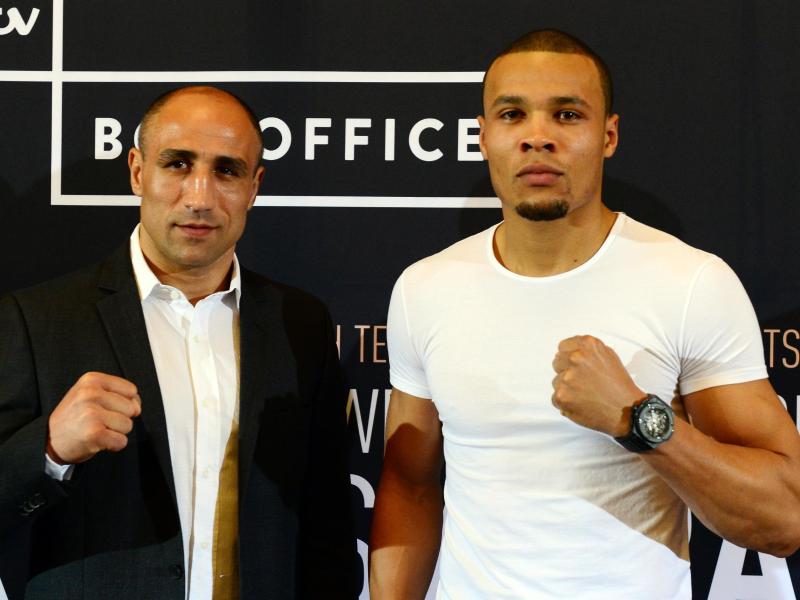 Herausforderer Arthur Abraham (l.) und Chris Eubank jr. kämpfen um den IBO-Titel Herausforderer Arthur Abraham (l.) und Chris Eubank jr. kämpfen um den IBO-Titel
