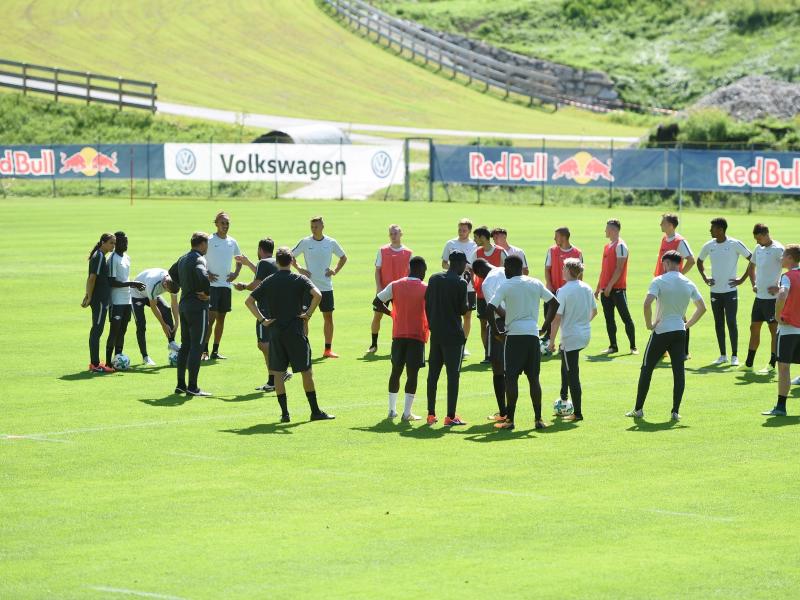 RB Leipzig trainierte im Trainingslager auch unter Ausschluss der Öffentlichkeit