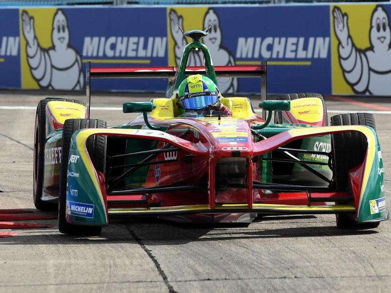 Lucas di Grassi hat sich mit seinem Renner an die Spitze der Formel-E-Weltmeisterschaft gesetzt