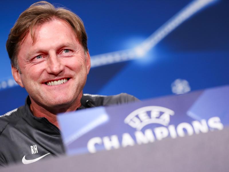 Leipzigs Cheftrainer Ralph Hasenhüttl freut sich auf die Königsklasse
