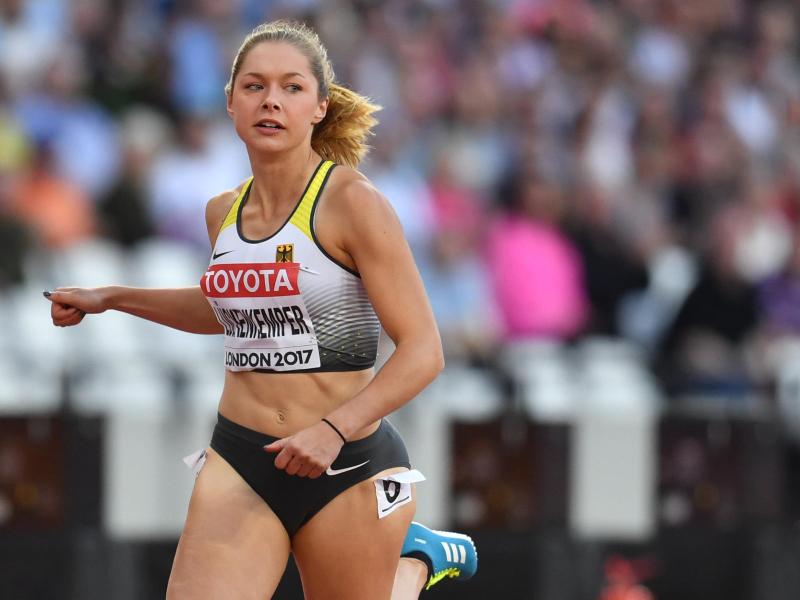 Gina Lückenkemper startet beim ISTAF Indoor über die 60 Meter Gina Lückenkemper startet beim ISTAF Indoor über die 60 Meter