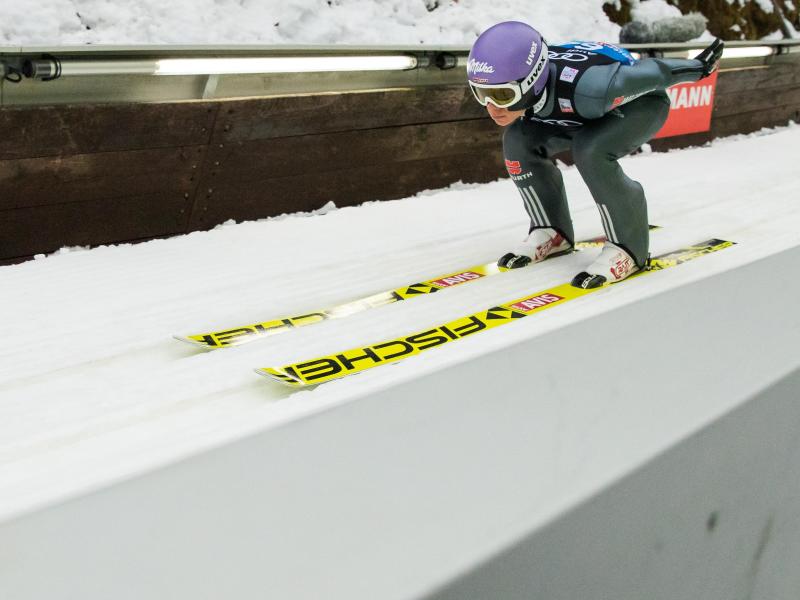 Andreas Wellinger startet beim Skifliegen am Kulm Andreas Wellinger startet beim Skifliegen am Kulm