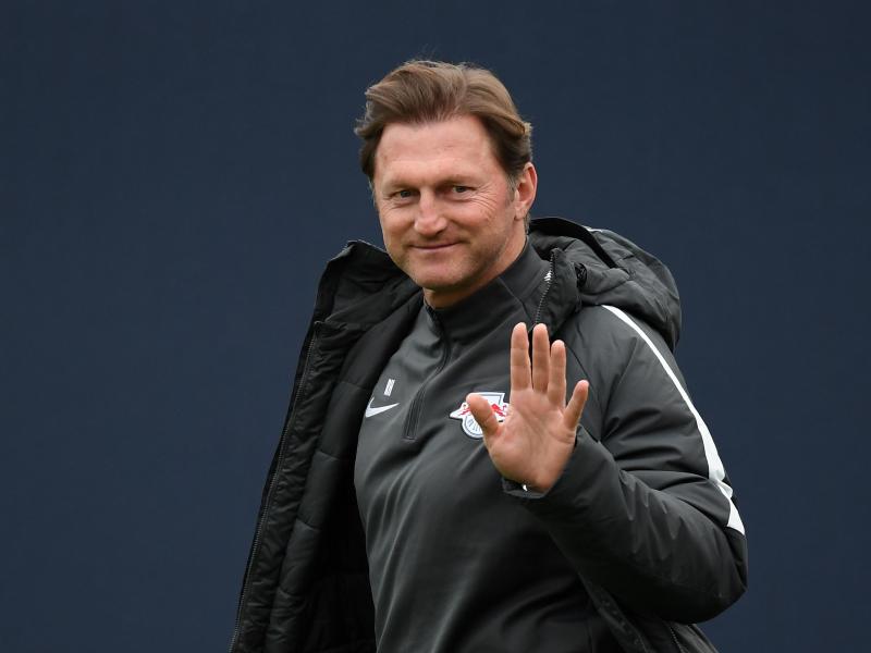 Leipzigs Trainer Ralph Hasenhüttl hat diese Saison bescheidene Ziele