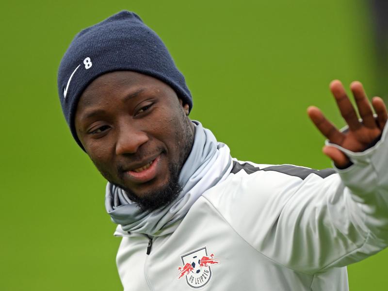 Naby Keita ist nach überstandener Erkältung wieder ins Training von RB Leipzig zurückgekehrt Naby Keita ist nach überstandener Erkältung wieder ins Training von RB Leipzig zurückgekehrt