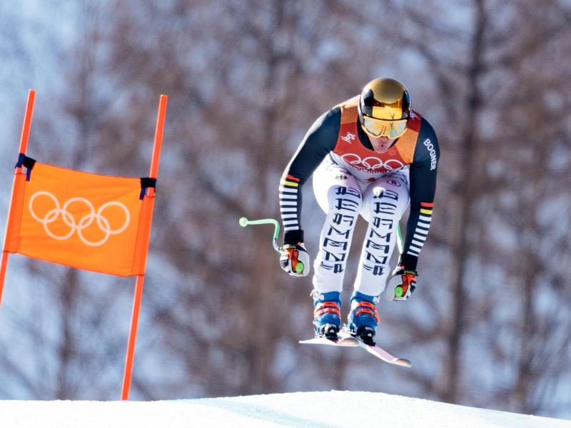 Thomas Dreßen eröffnet die Olympia-Abfahrt Thomas Dreßen eröffnet die Olympia-Abfahrt