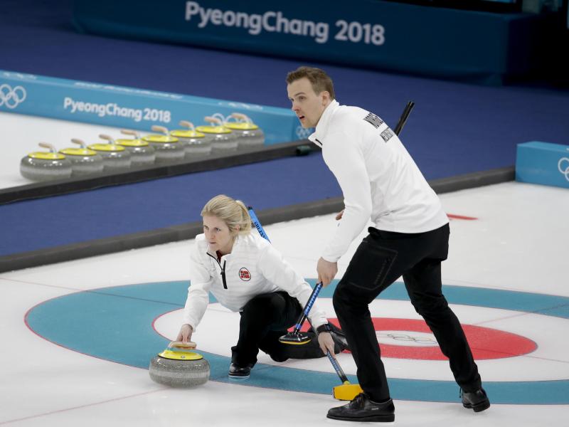Kristin Skaslien (l) und Magnus Nedregotten unterlagen im Mixed dem OAR-Duo Kristin Skaslien (l) und Magnus Nedregotten unterlagen im Mixed dem OAR-Duo