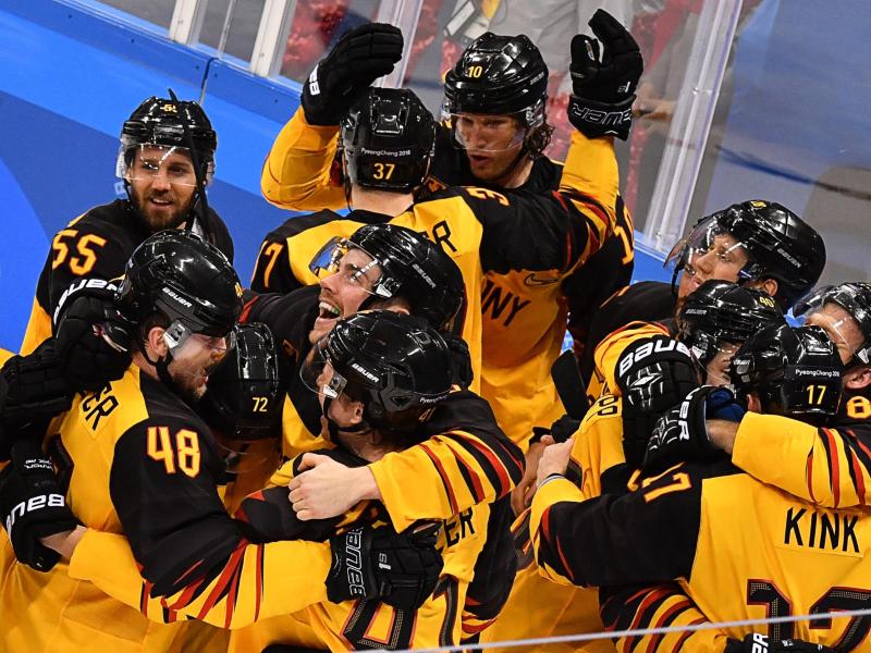 Nach dem überraschenden Finaleinzug kannte der Jubel im DEB-Team keine Grenzen Nach dem überraschenden Finaleinzug kannte der Jubel im DEB-Team keine Grenzen
