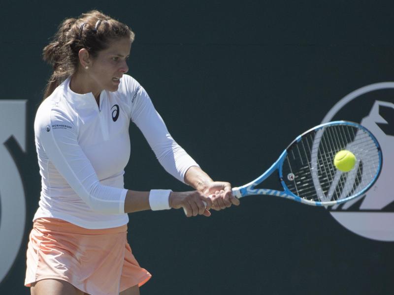 Nach 77 Minuten beendete Julia Görges das Match