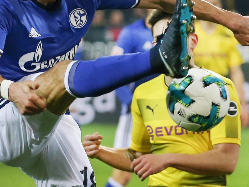 Das Revierderby zwischen Schalke 04 und Borussia Dortmund steht am Sonntagnachmittag im Fokus