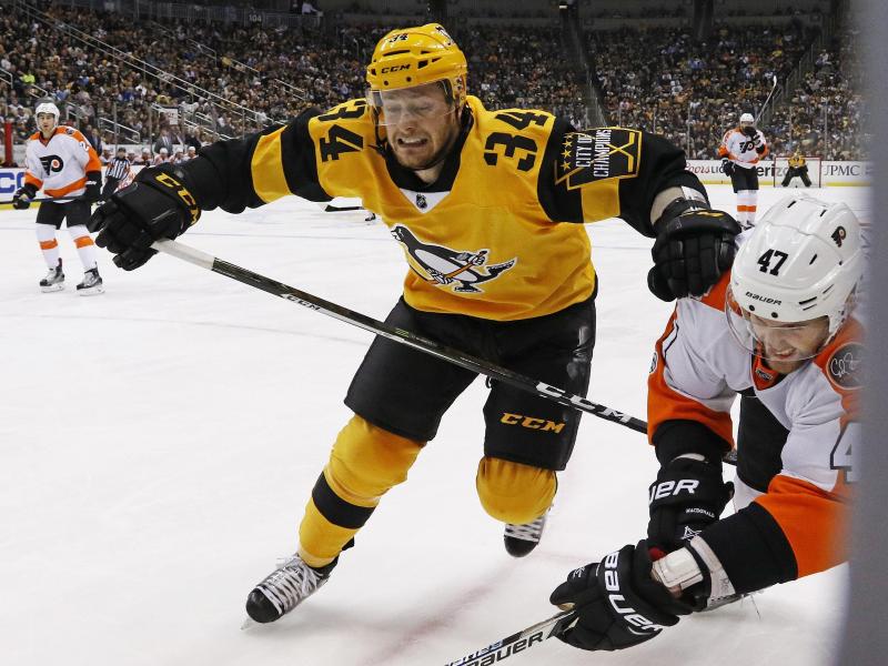Musste sich mit Pittsburgh in Washington geschlagen geben: Tom Kühnhackl