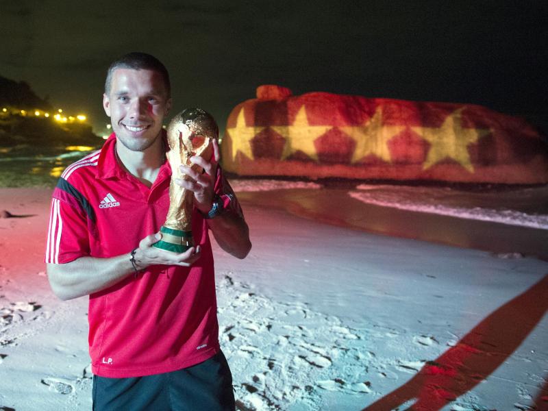 Lukas Podolski wird die WM in Russland aus der Ferne mitverfolgen