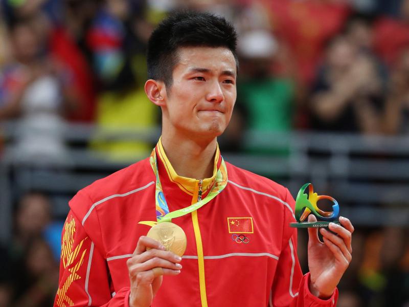 Badminton-Olympiasieger Chen Long Badminton-Olympiasieger Chen Long