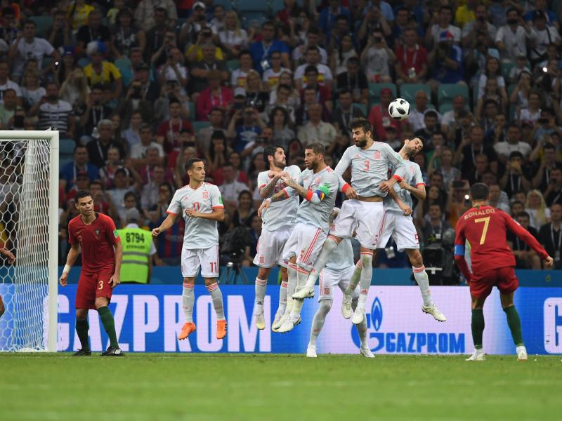 Magischer Moment: Cristiano Ronaldo trifft unnachahmlich zum 3:3