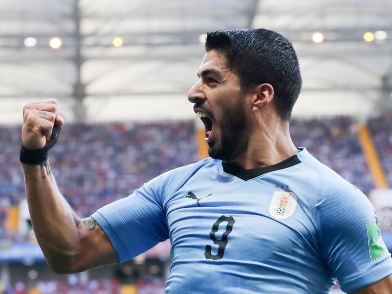 Selbstbewusst nach dem Einzug ins Achtelfinale: Uruguays Luis Suárez