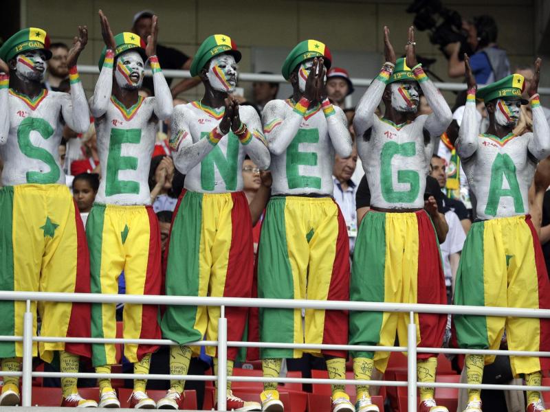Die Fans aus Senegal erlebten aus ihrer Sicht einen erfreulichen WM-Auftakt
